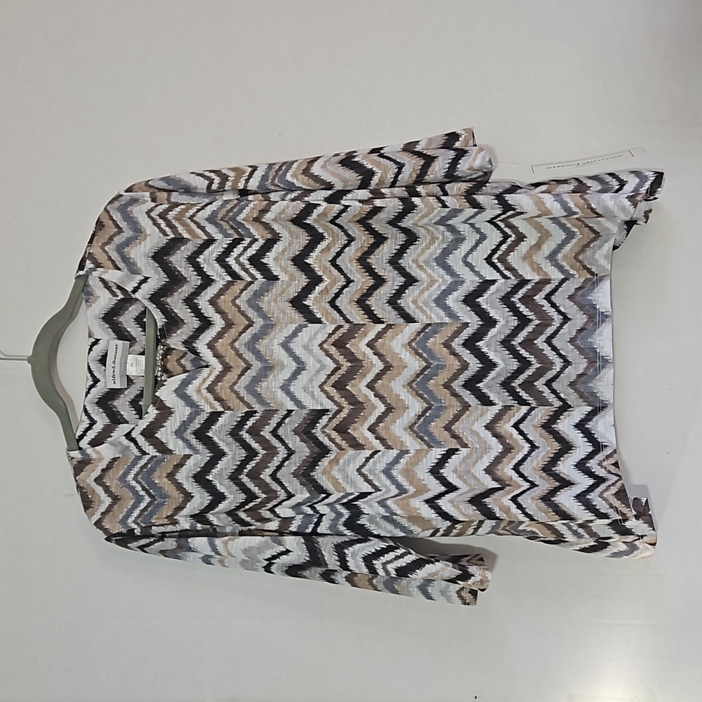 Alfred Dunner pullover top Size Petite Large